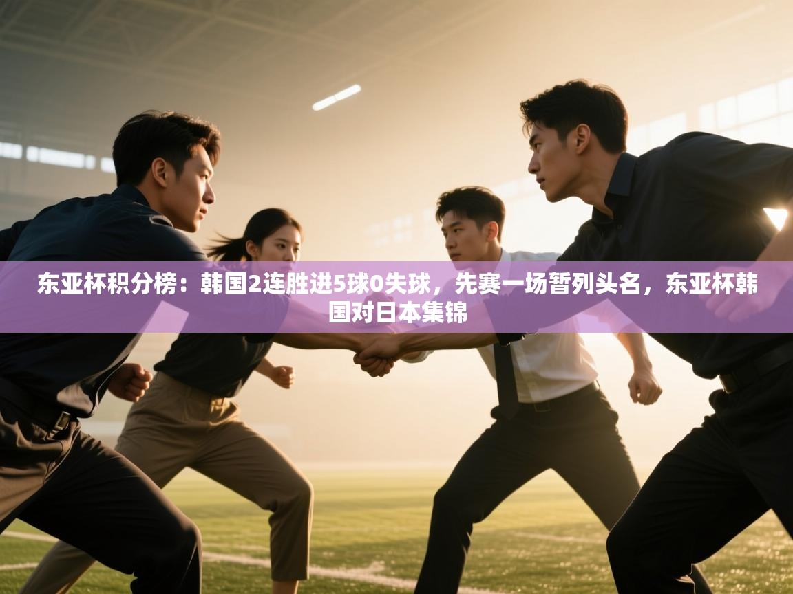 爱游戏娱乐平台-东亚杯积分榜：韩国2连胜进5球0失球，先赛一场暂列头名，东亚杯韩国对日本集锦  第2张